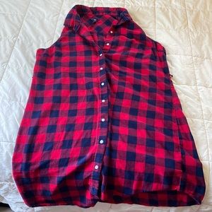 Gap flannel shirt dress